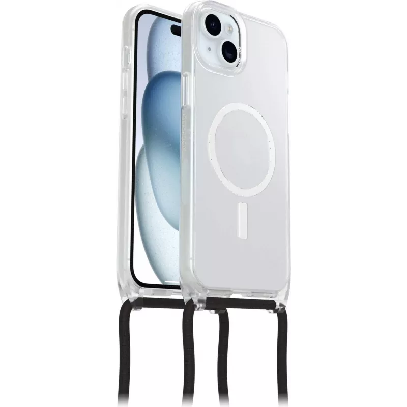 OtterBox React Series -takakansi Apple iPhone 15 Plus - MagSafe-yhteensopiva - läpinäkyvä 77-93579