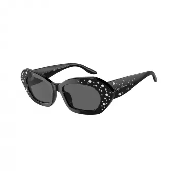 Giorgio Armani naisten AR8213BU5001B suorakaiteen muotoiset mustat aurinkolasit