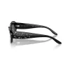 Giorgio Armani naisten AR8213BU5001B suorakaiteen muotoiset mustat aurinkolasit