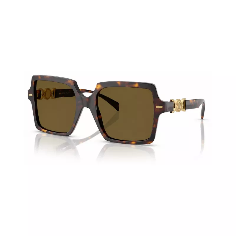 Versace VE4441-108-73 naisten aurinkolasit - Havana-kehykset, ruskeat linssit, 55mm
