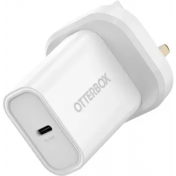 OtterBox 20W USB-C PD seinälaturi - valkoinen 78-81346