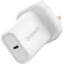 OtterBox 20W USB-C PD seinälaturi - valkoinen 78-81346