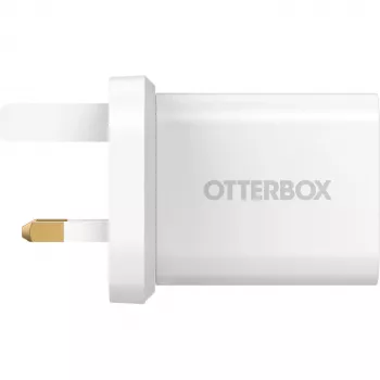 OtterBox 20W USB-C PD seinälaturi - valkoinen 78-81346