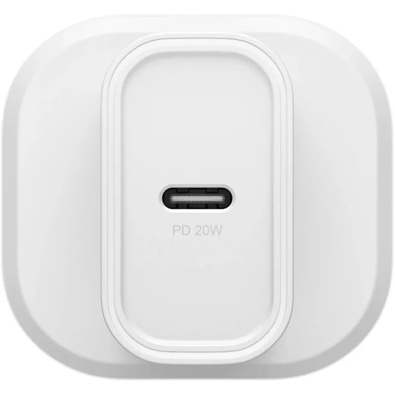 OtterBox 20W USB-C PD seinälaturi - valkoinen 78-81346