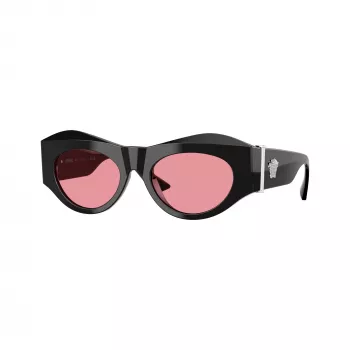 Versace VE4477U 532084 naisten aurinkolasit, havanna-kehykset, ruskeat liukuvärjätyt linssit, 52 mm