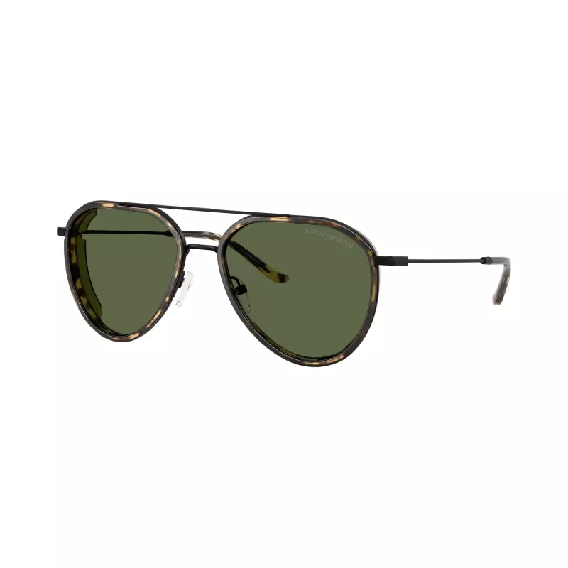 Emporio Armani miesten aurinkolasit suorakaide EA2163-300171 musta/harmaa 56 mm