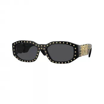 Versace unisex VE4361 aurinkolasit - mustat kehykset, harmaat linssit, 53/18/140 mm VE4361-539787