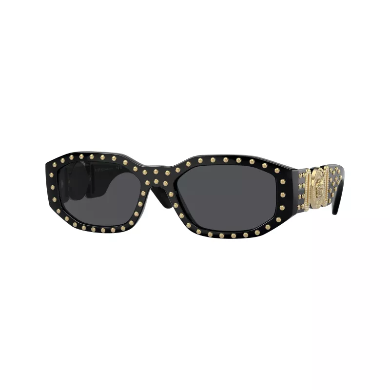 Versace unisex VE4361 aurinkolasit - mustat kehykset, harmaat linssit, 53/18/140 mm VE4361-539787