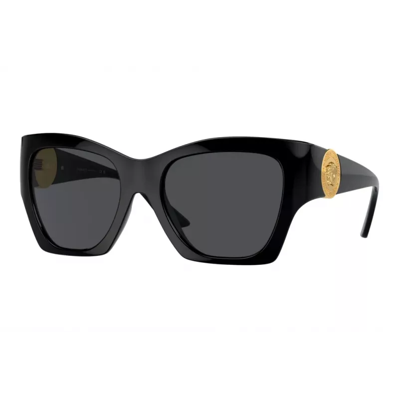 Versace VE4452 GB1/87 naisten cat-eye-aurinkolasit musta/harmaa 54 mm