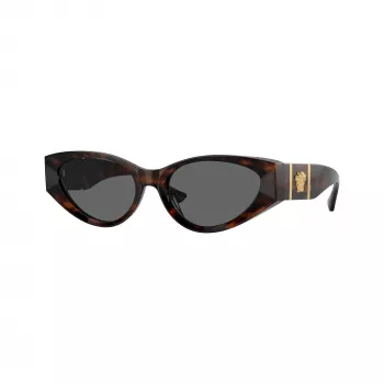 Versace VE4454-542987 naisten cat-eye-aurinkolasit, havanna/tummanharmaa, 55 mm