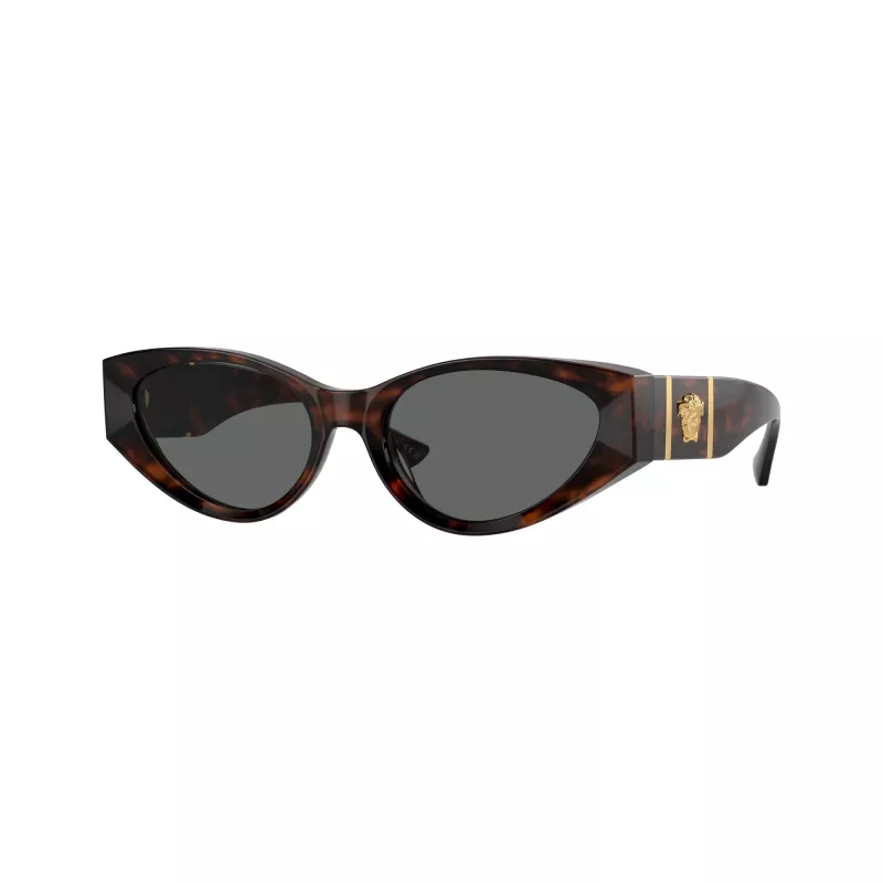 Versace VE4454-542987 naisten cat-eye-aurinkolasit, havanna/tummanharmaa, 55 mm