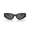 Versace VE4454-542987 naisten cat-eye-aurinkolasit, havanna/tummanharmaa, 55 mm