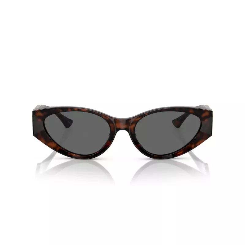 Versace VE4454-542987 naisten cat-eye-aurinkolasit, havanna/tummanharmaa, 55 mm