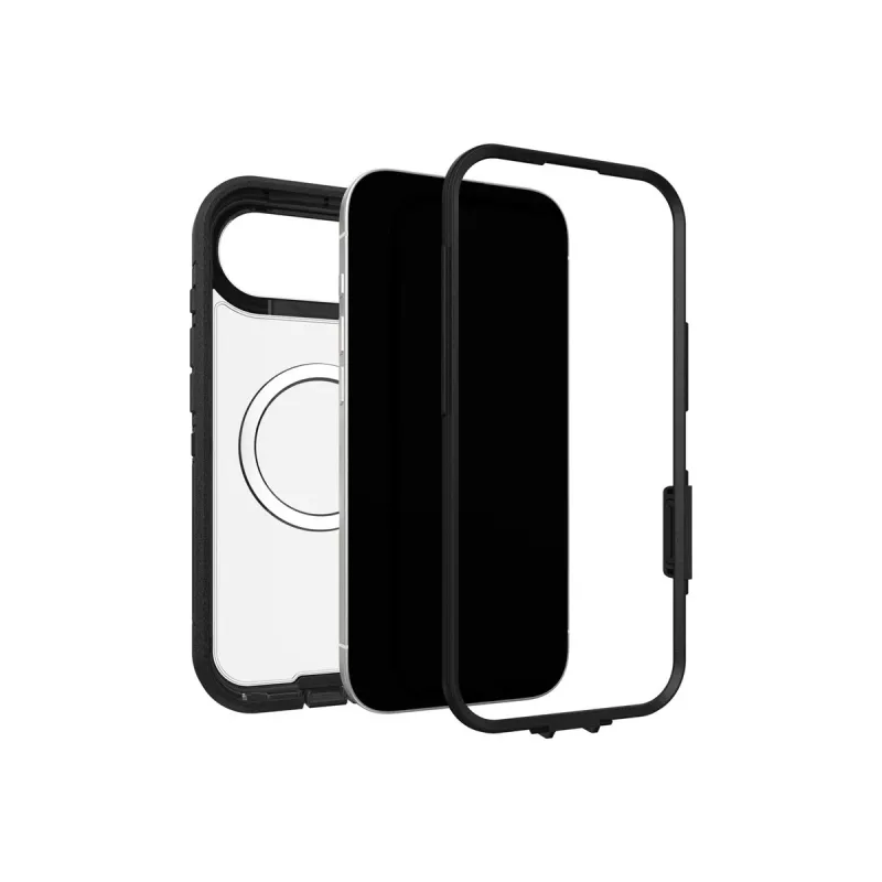 OtterBox Defender Series Pro XT takakansi Apple iPhone Air - MagSafe-yhteensopiva, Dark Side (läpinäkyvä/musta) 77-98498