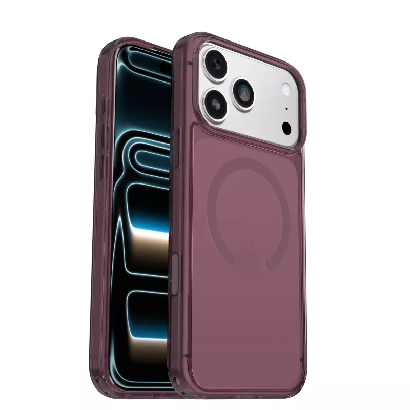 OtterBox Symmetry Clear MagSafe Camera Control -kotelo iPhone 17 Pro Maxille pinkki (77-98872)