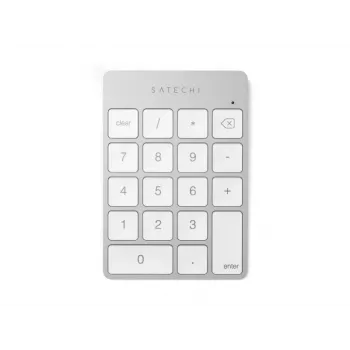 Satechi Slim Wireless Keypad – Bluetooth-näppäimistö numeronäppäimillä, hopea