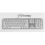 Matias johdollinen USB-C-näppäimistö Macille – hopea – U.S. versio (FK316CS)