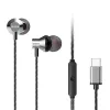 AIWA ESTM-50USB-C/SL nappikuulokkeet ja mikrofoni, USB-C, hopea