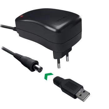 Vivanco yleinen AC/DC-virtalähde 27 W 7 DC-pistokkeella ja USB-liitännällä VVITADAPT27WUN