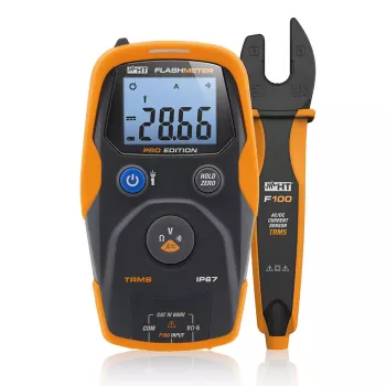 HT Instruments Flashmeter Pro TRMS digitaalimultimittari luksimittarilla ja salaman kestomittauksella 1010601