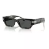 Versace naisten VE4465-545687 aurinkolasit, musta kehys, tummanharmaat linssit, 54mm