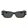 Versace naisten VE4465-545687 aurinkolasit, musta kehys, tummanharmaat linssit, 54mm
