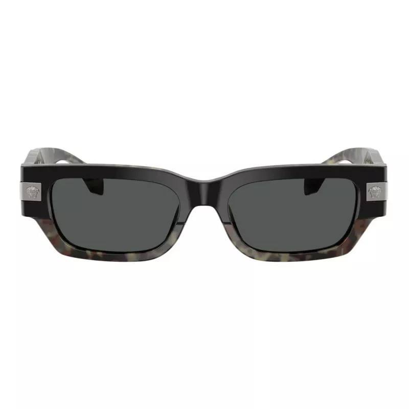 Versace naisten VE4465-545687 aurinkolasit, musta kehys, tummanharmaat linssit, 54mm