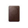 NOMAD Leather Mag Wallet – MagSafe- ja Apple Find My -yhteensopiva nahkalompakko (ruskea)