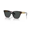 Versace VE4471B10887 naisten aurinkolasit – Havana-kehys, tummanharmaat linssit, 56mm