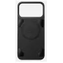NOMAD Magnetic Leather Back iPhone 17 Pro Max -puhelimelle, MagSafe-yhteensopiva, Horween-nahka (musta)
