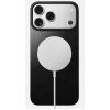 NOMAD Magnetic Leather Back iPhone 17 Pro Max -puhelimelle, MagSafe-yhteensopiva, Horween-nahka (musta)
