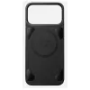 NOMAD Magnetic Leather Back iPhone 17 Pro Max -puhelimelle, MagSafe-yhteensopiva, Horween-nahka (musta)
