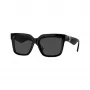 Burberry BE4419-300187 naisten aurinkolasit, musta kehys, harmaat linssit, 54mm