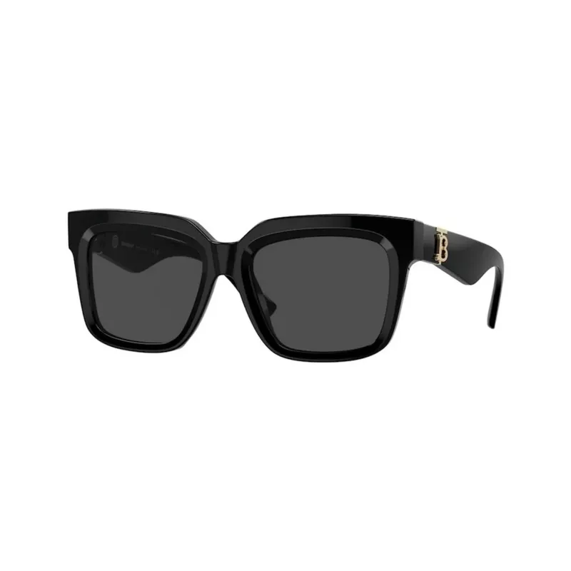 Burberry BE4419-300187 naisten aurinkolasit, musta kehys, harmaat linssit, 54mm