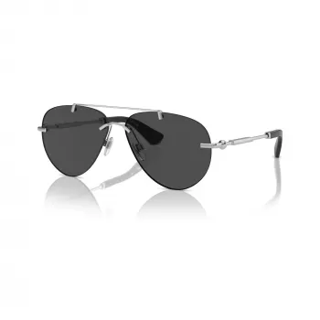 Burberry BE31511316876 naisten pilot-aurinkolasit, kultaiset kehykset, ruskeat liukuvärjätyt linssit, 60 mm