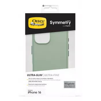 OtterBox Symmetry MagSafe -kotelo iPhone 16:lle – Everglade Green 77-96535