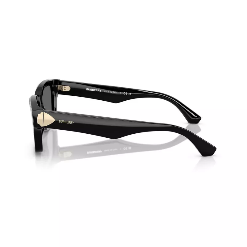 Burberry BE4443-300187 naisten aurinkolasit, mustat kehykset, harmaat linssit, 55/20/145 mm