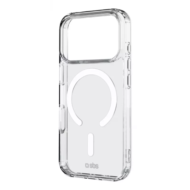 SBS Light Mag Cover -kotelo iPhone 18 Pro / 17 Pro, MagSafe-yhteensopiva, läpinäkyvä