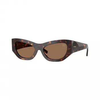 Burberry BE4450U300273 naisten aurinkolasit, tumma havanna kehys, ruskeat gradient-linssit, 54-19-140 mm