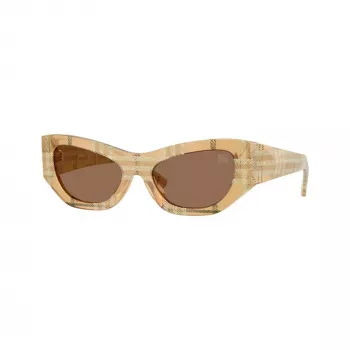 Burberry naisten BE4450U415773 kulmikkaat aurinkolasit, Havana/ruskea gradient, 54 mm