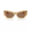 Burberry naisten BE4450U415773 kulmikkaat aurinkolasit, Havana/ruskea gradient, 54 mm