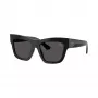 Burberry BE4449-300187 naisten cat-eye-aurinkolasit, musta kehys, harmaat gradient-linssit, 53 mm