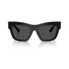 Burberry BE4449-300187 naisten cat-eye-aurinkolasit, musta kehys, harmaat gradient-linssit, 53 mm