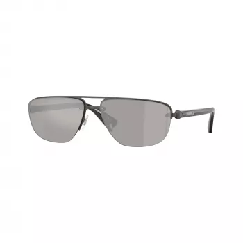 Burberry BE3164-13166G miesten pilot-aurinkolasit, musta kehys, harmaat gradient-linssit, 62 mm