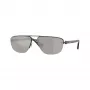 Burberry BE3164-13166G miesten pilot-aurinkolasit, musta kehys, harmaat gradient-linssit, 62 mm