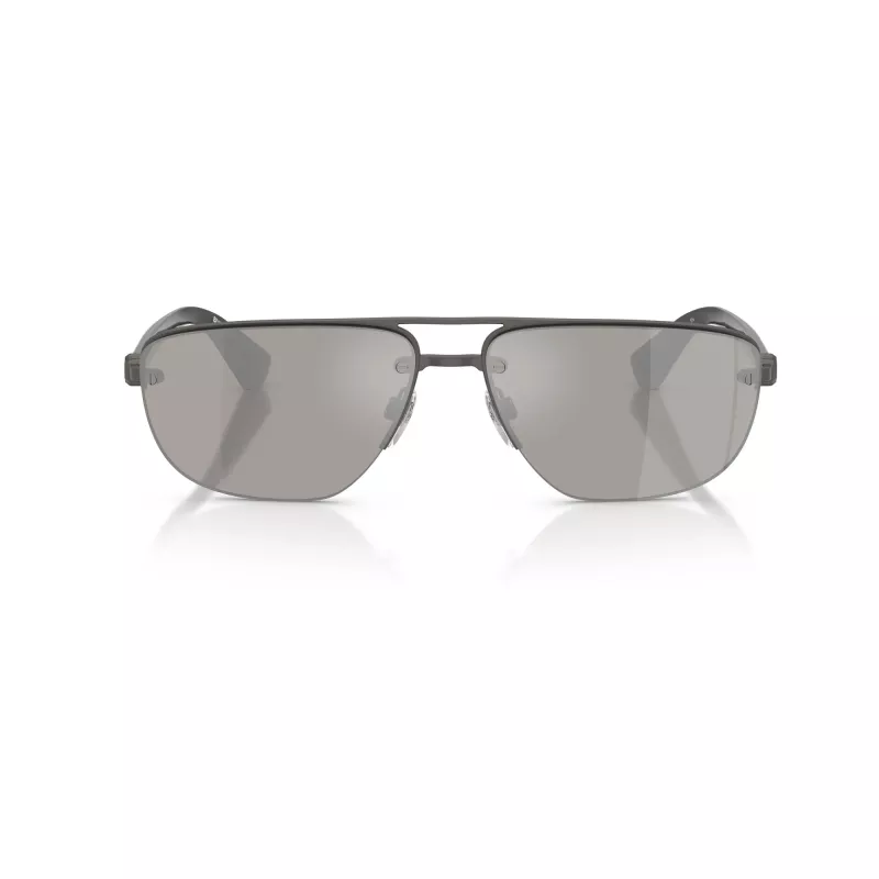 Burberry BE3164-13166G miesten pilot-aurinkolasit, musta kehys, harmaat gradient-linssit, 62 mm