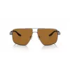 Armani Exchange AX2037S 600383 miesten polarisoituvat pilot-aurinkolasit, matta musta/harmaa, 60 mm
