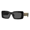 Versace VE4444UGB187 naisten cat-eye-aurinkolasit, musta kehys, harmaat gradient-linssit, 54 mm