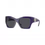 Versace VE4452-541987 naisten aurinkolasit, musta cat-eye-kehys, harmaat linssit, 55/19/135 mm