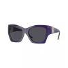 Versace VE4452-541987 naisten aurinkolasit, musta cat-eye-kehys, harmaat linssit, 55/19/135 mm